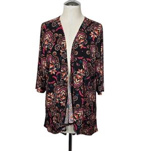 Lularoe Open Printed Kimono S